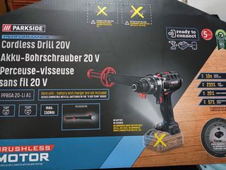 Taladro Parkside Performance 20V - Sin Batería