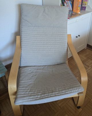 Sillón POÄNG Ikea Madera Beige
