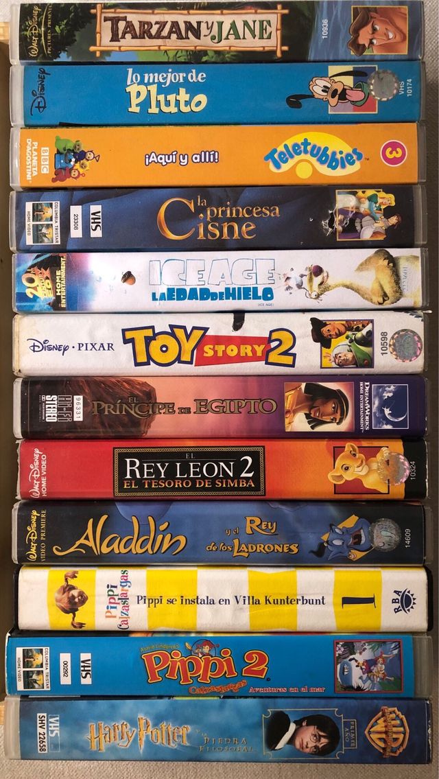 Lote 24 Cintas VHS Películas Infantiles