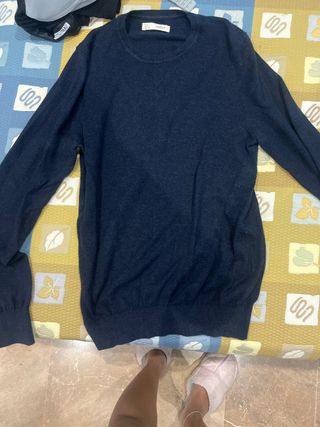 Jersey azul marino talla S