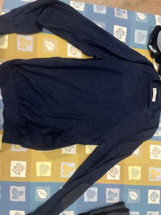 Jersey azul marino talla S