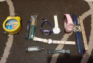 Lote de relojes, para arreglar  o piezas y correas