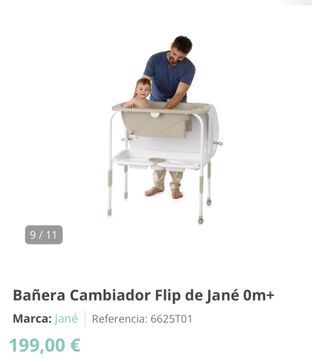 Bañera Cambiador Jané Flip 0m+