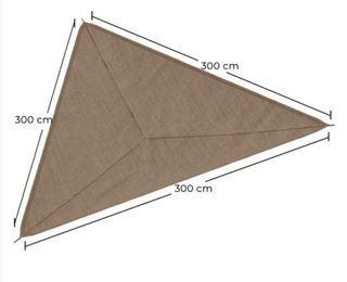 DOS  TOLDOS de fibra de coco 3x3x3M