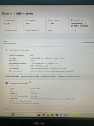 HP Workstation Z420 32GB RAM 500GB SSD 