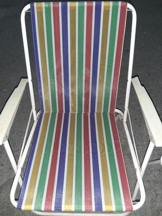 Sillas de camping plegables multicolor