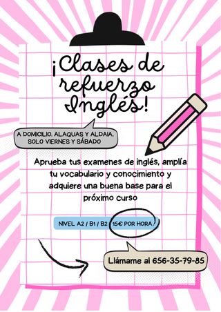 CLASES PARTICULARES INGLÉS