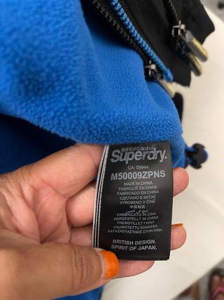 Chaqueta Superdry hombre talla L