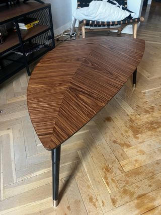 Mesa de centro IKEA madera y metal