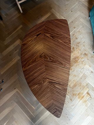 Mesa de centro IKEA madera y metal