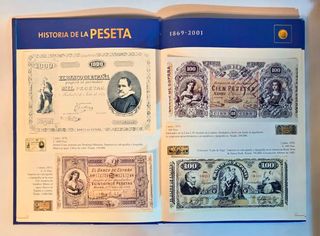 Libro Historia de la Peseta 1869-2001