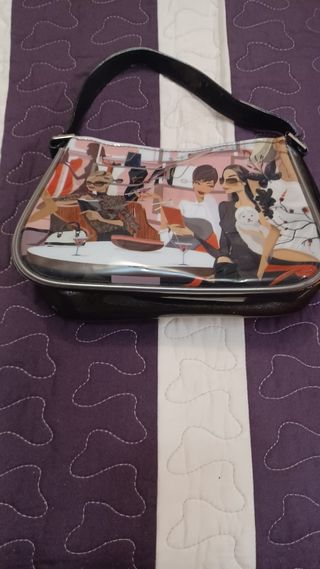 Bolso de mano con estampado