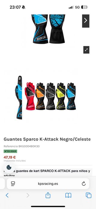 Guantes Sparco Azules y Negros
nuevos a estrenar 