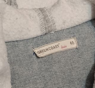 Cazadora vaquera GREEN COAST con capucha