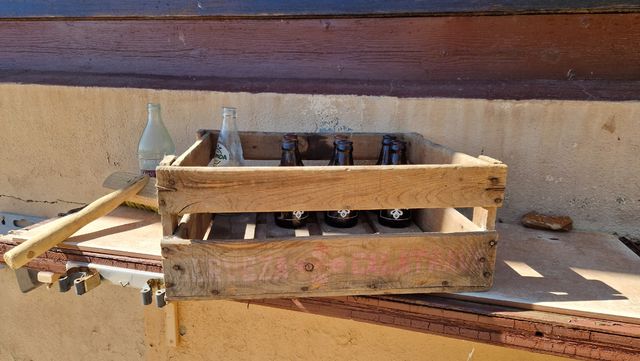 Caja de madera Cervezas Calatrava