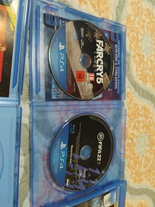Lote 7 Juegos PS4 FIFA, Far Cry, NBA, Battlefront