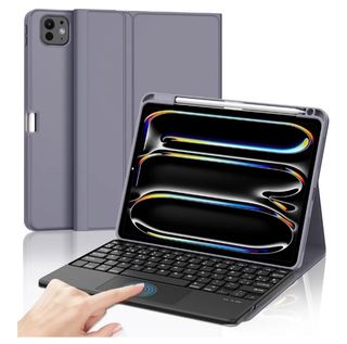 Teclado inalámbrico+ Funda morada iPad Pro 11''