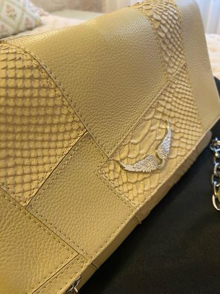 Bolso Zadig & Voltaire Beige Piel Serpiente