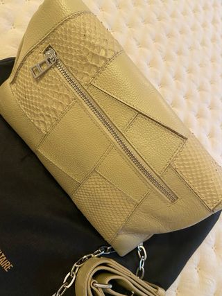 Bolso Zadig & Voltaire Beige Piel Serpiente