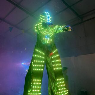 Traje Robot LED