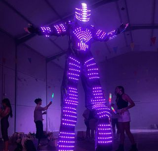 Traje Robot LED