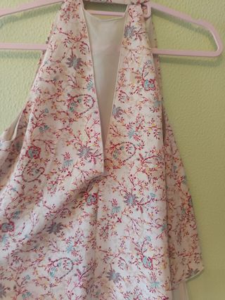 Top Zara estampado floral