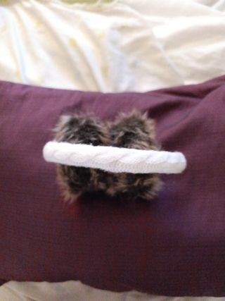 Orejeras de pelo sintético para el frio
