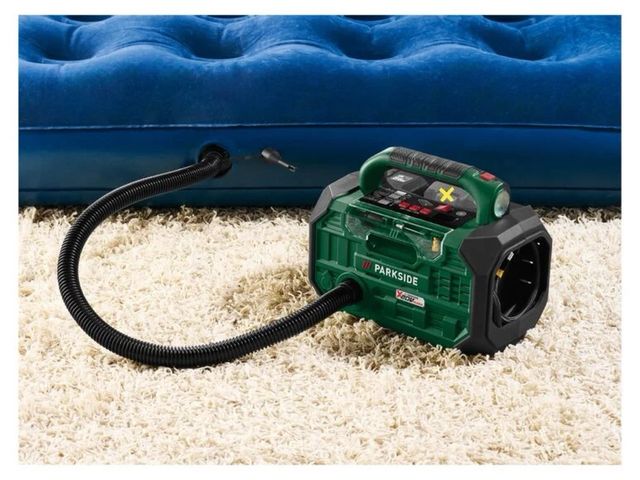 Compresor e inflador recargable 20V