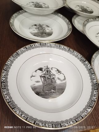 11 Antiguos Platos Hondos Cien Vigo Cerámica