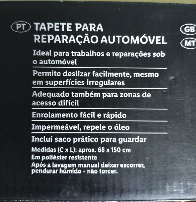 Tapete de Reparação Automóvel