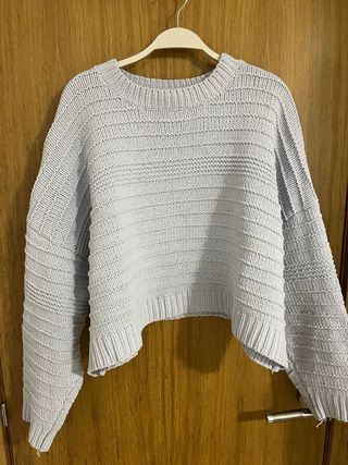Jersey lila tejido