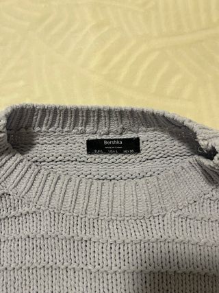 Jersey lila tejido