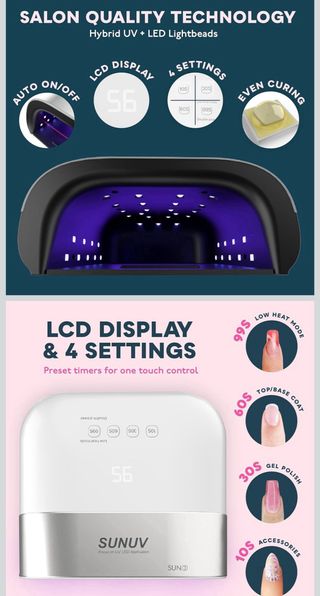 Lámpara UV LED SUNUV Manicura