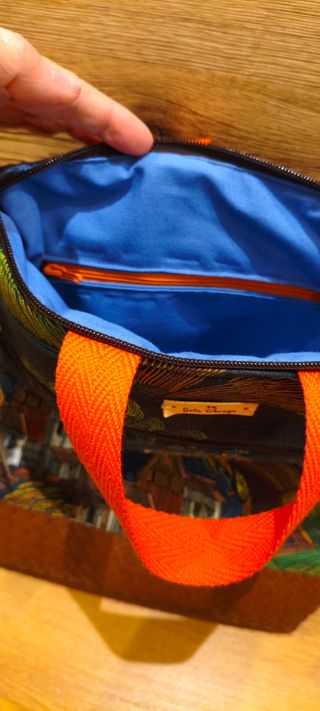 Mochila Gata Chunga Multicolor y Marrón