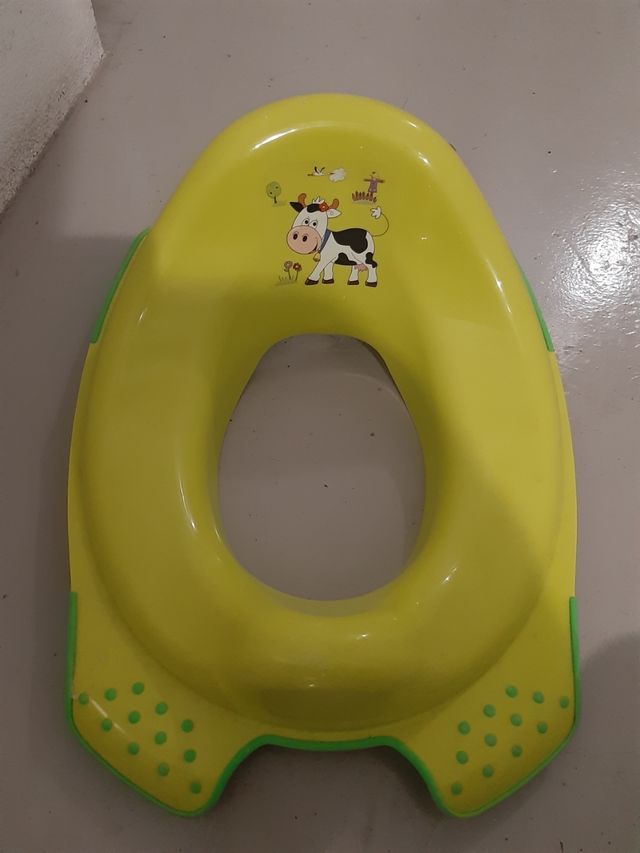 Reductor WC infantil con dibujo de vaca