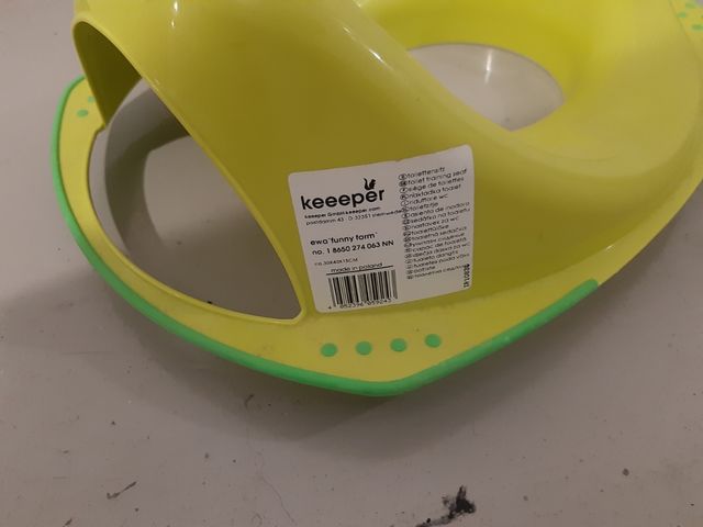 Reductor WC infantil con dibujo de vaca