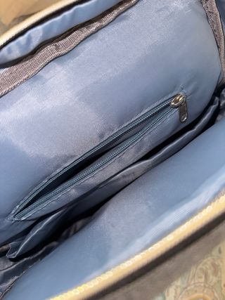 Mochila Vintage Gris y Marrón
