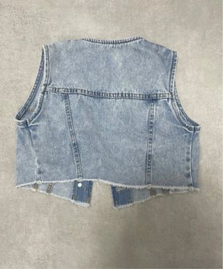 Chaleco Vaquero Lefties Azul Talla XS