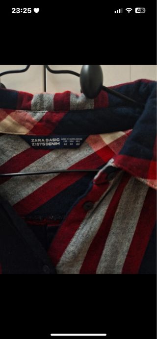 Vestido cuadros escoceses con flecos