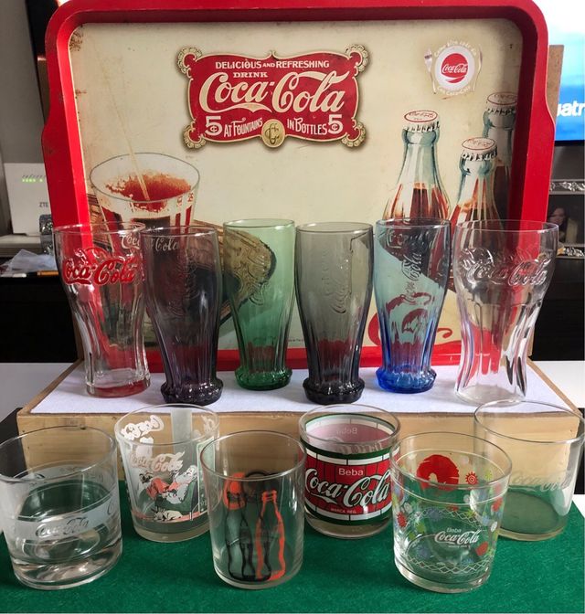Coca Cola , colección de 120 vasos distintos.