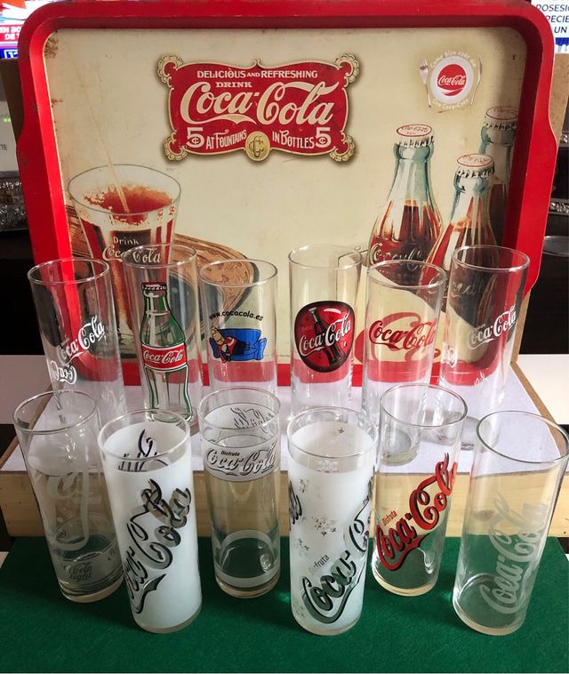 Coca Cola , colección de 120 vasos distintos.