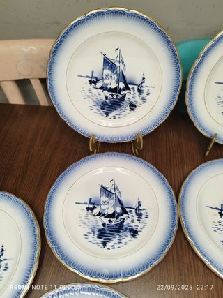 12 Platos Postre Dinoise ST.AMAND Franceses