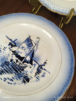 12 Platos Postre Dinoise ST.AMAND Franceses