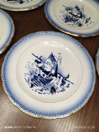 12 Platos Postre Dinoise ST.AMAND Franceses