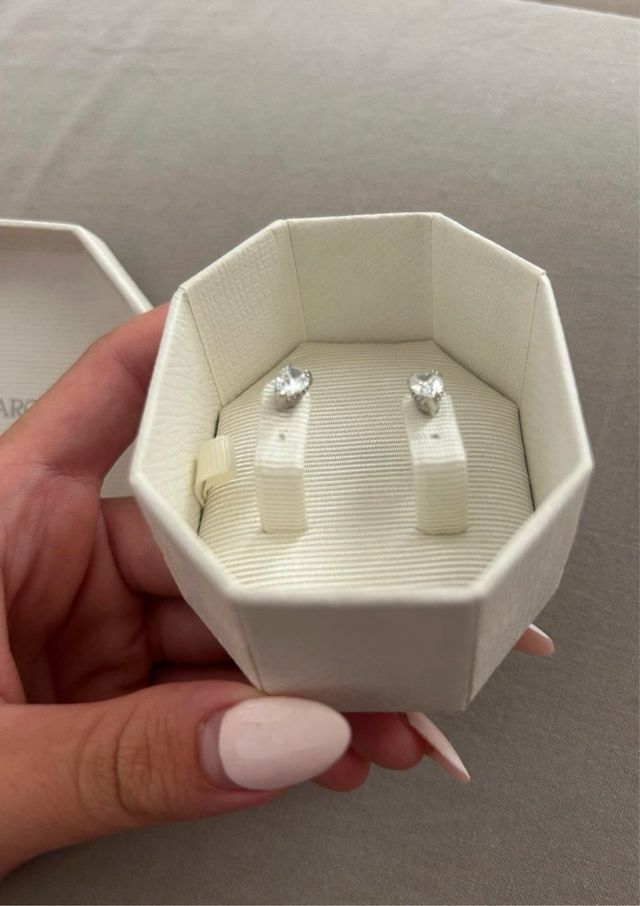 Pendientes Swarovski Plata