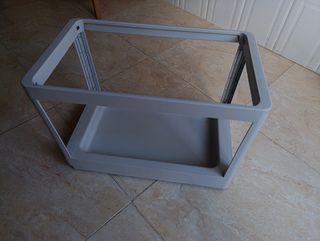 Ikea HALLBAR Base Deslizable Cubo Basura Gris