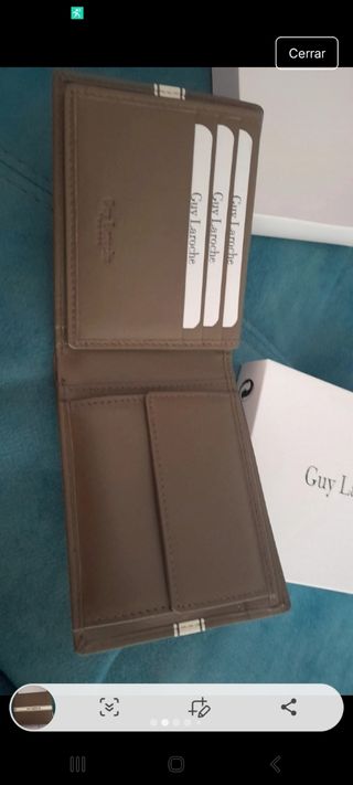 Cartera caballero Guy Laroche sin usar