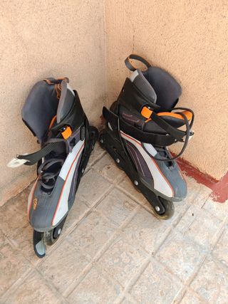 Patines en línea y protecciones talla 45'5