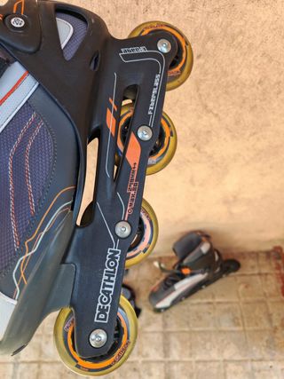 Patines en línea y protecciones talla 45'5