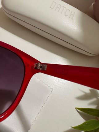 Occhiali Datch Rossi Nuovi con Custodia